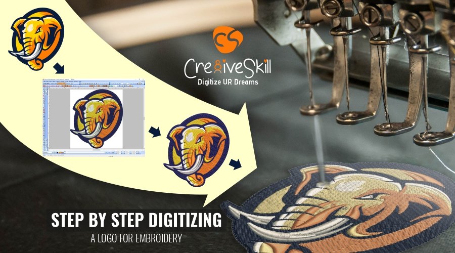 how to digitize a logo for embroidery free