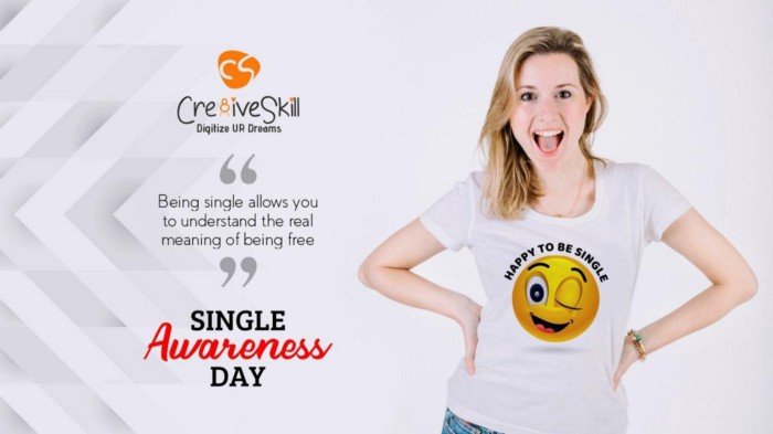This Singles Awareness Day (UK) get yourself your own designed T-Shirt! - Cre8iveSkill
