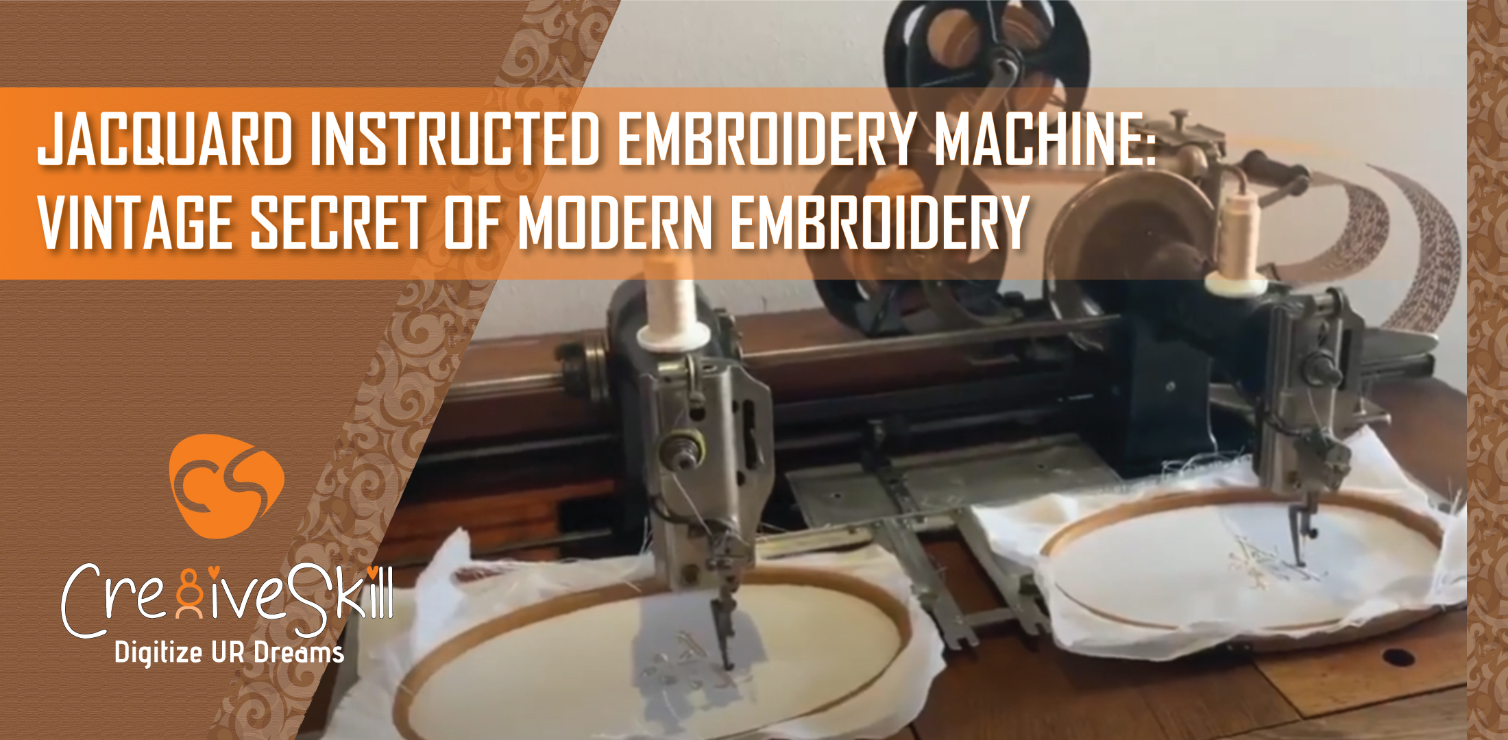 Jacquard Instructed Embroidery Machine | Cre8iveSkill