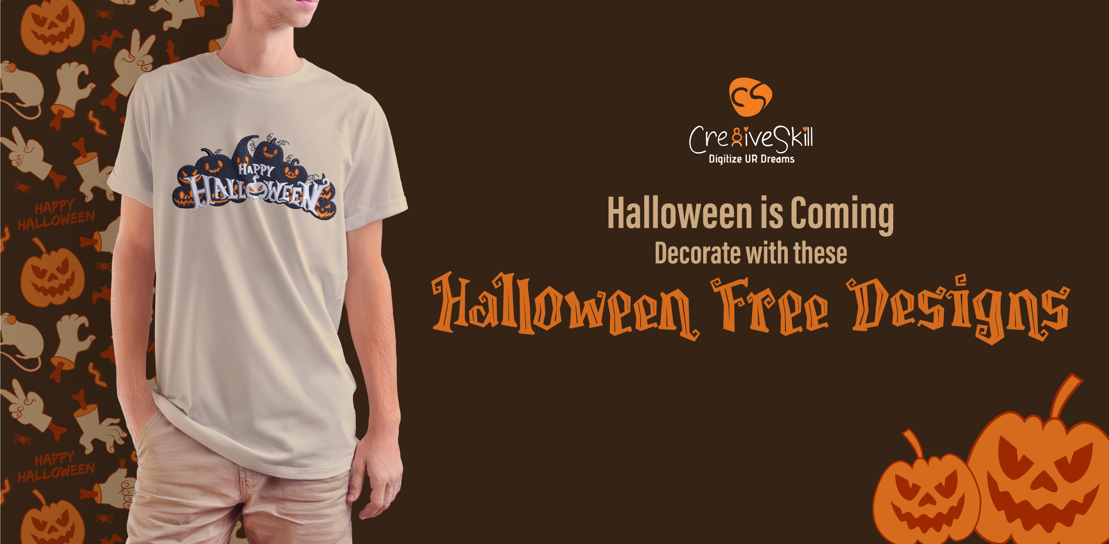Halloween is Coming! Decorate with these Halloween Free Designs!