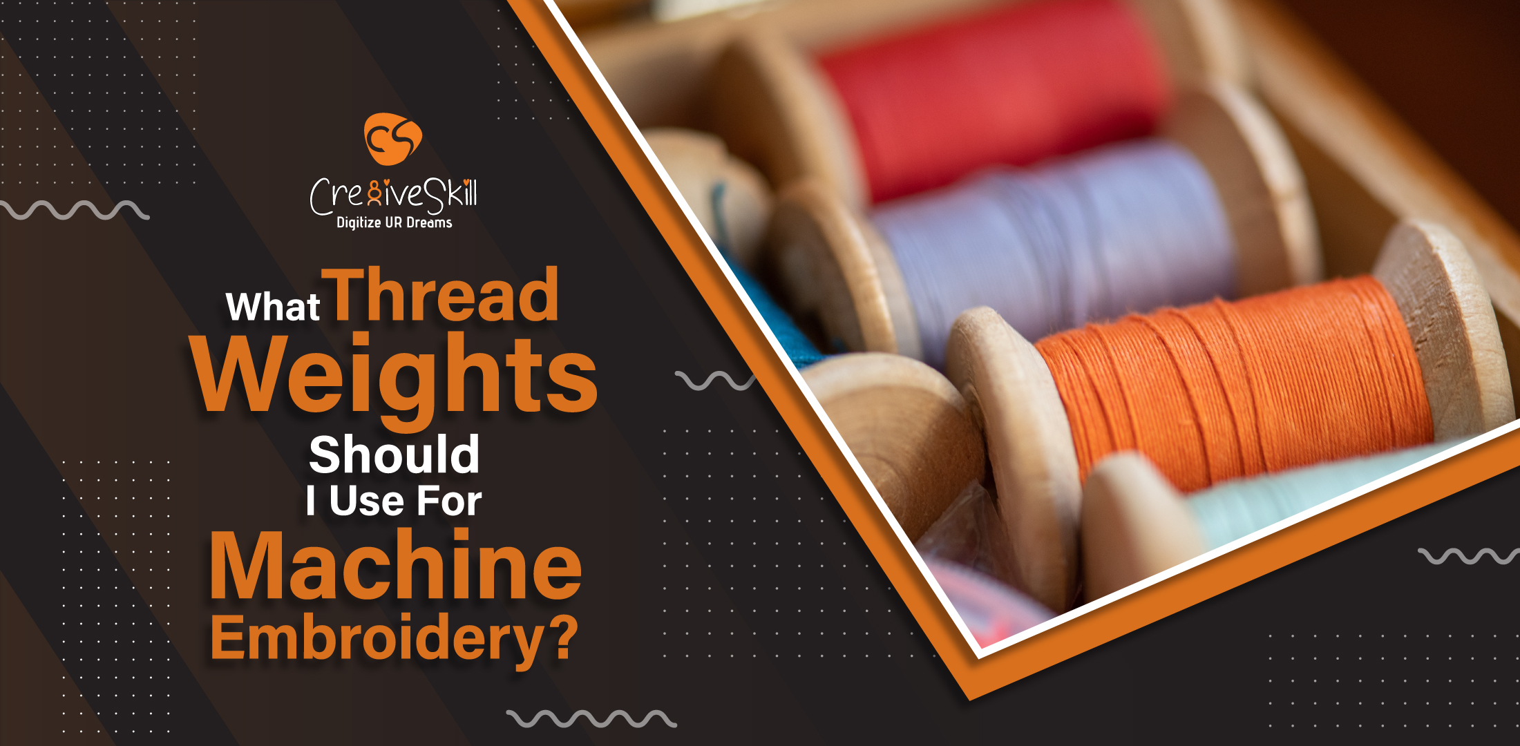 What Thread Weights Should I Use For Machine Embroidery - Cre8iveSkill