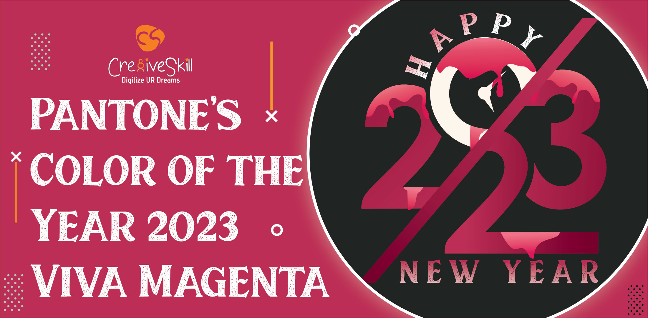 Pantone names Viva Magenta as colour of the year 2023