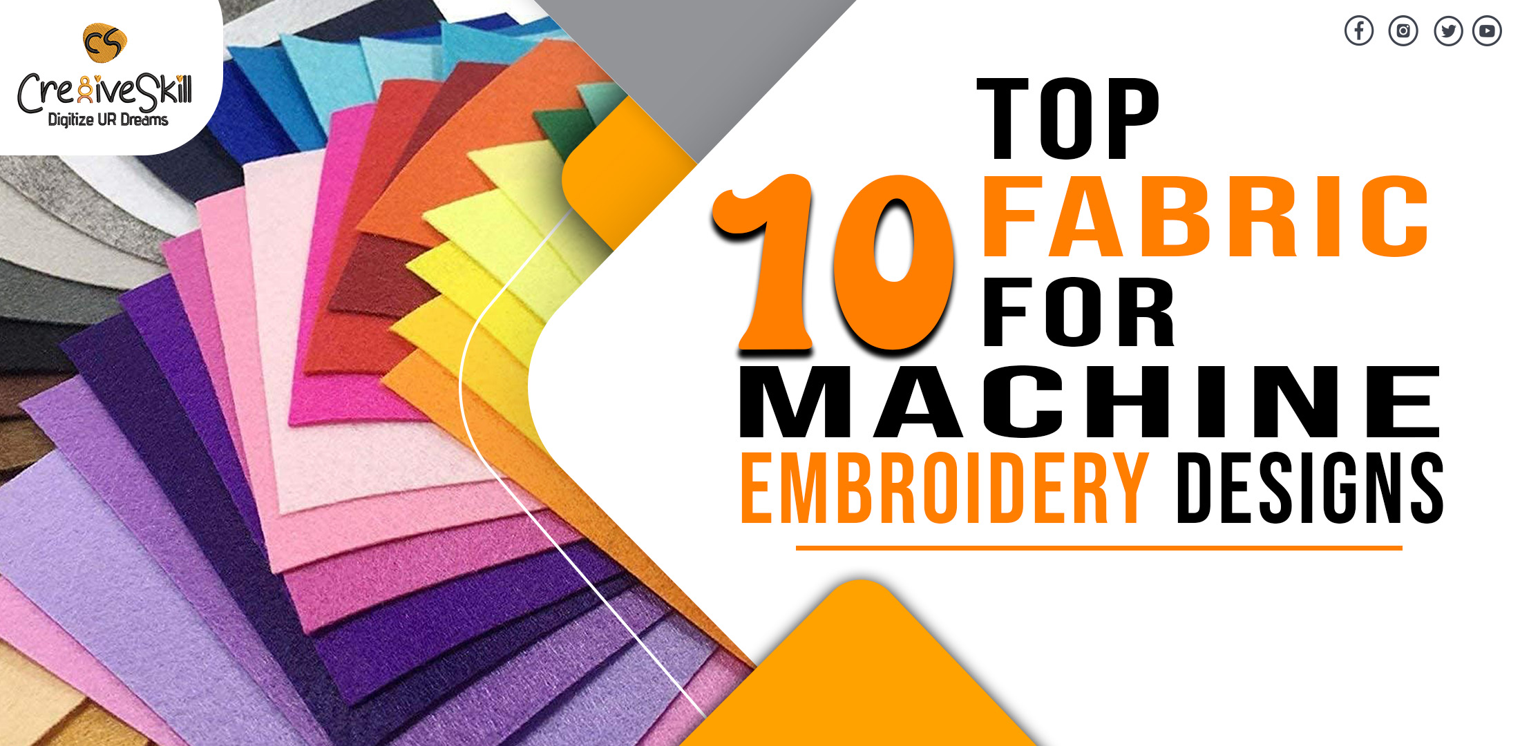 Top Ten Fabric Choices For Machine Embroidery Designs | Cre8iveSkill