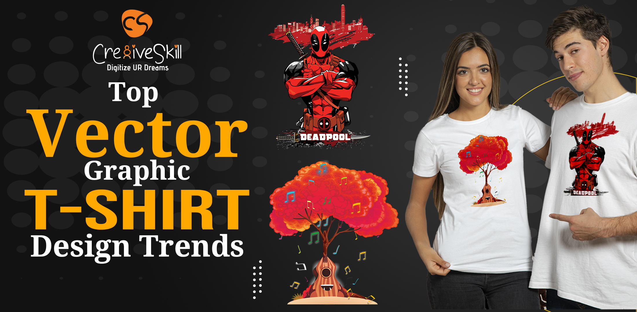 Best Trending Vector Designs For T-Shirts | Cre8iveSkill 