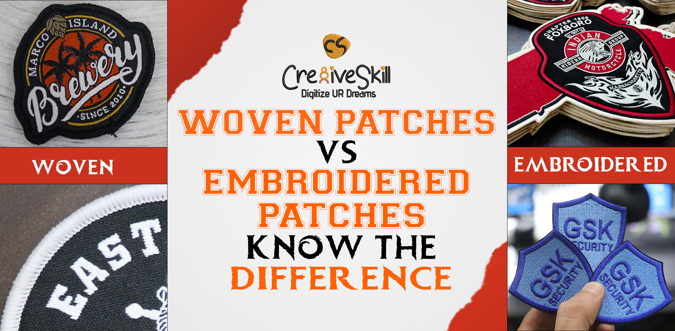 Woven patches vs. embroidered patches What Are The Difference?