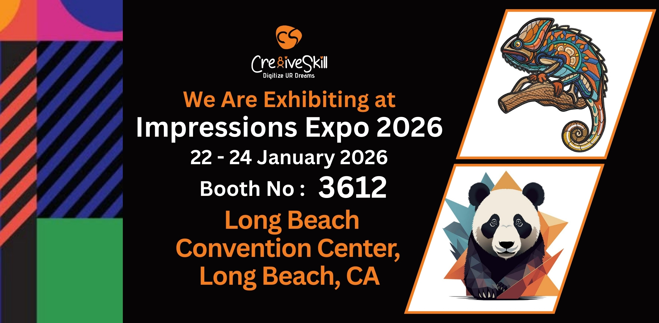Cre8iveSkill Exhibiting at Impressions Expo Long Beach 2026