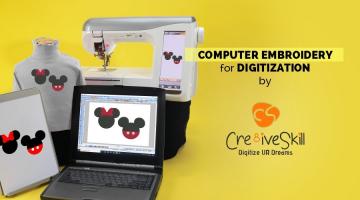 Computer Embroidery for Digitization by Cre8iveskill