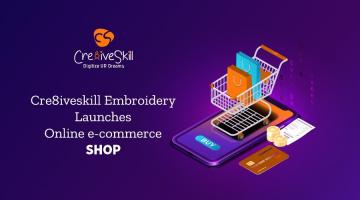 Cre8iveskill Launches Online eCommerce Embroidery Digitizing Design Shop