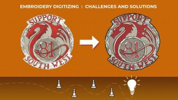 Embroidery digitizing chalenges and Solution Embroidery digitizing chalenges and Solution