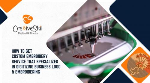 Logo Digitizing by Cre8iveSkill How to Get Custom Embroidery Services That Specializes In Digitizing Business Logos And Embroidering
