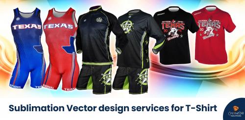 Sublimation Vector Design Services For T-Shirt