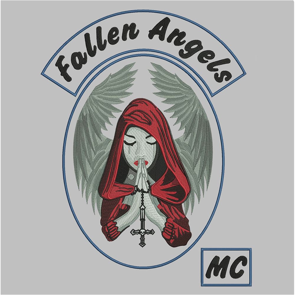 Fallen Angles - Embroidery Digitizing
