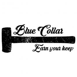 Blue collar logo