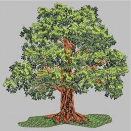 Embroidered Tree