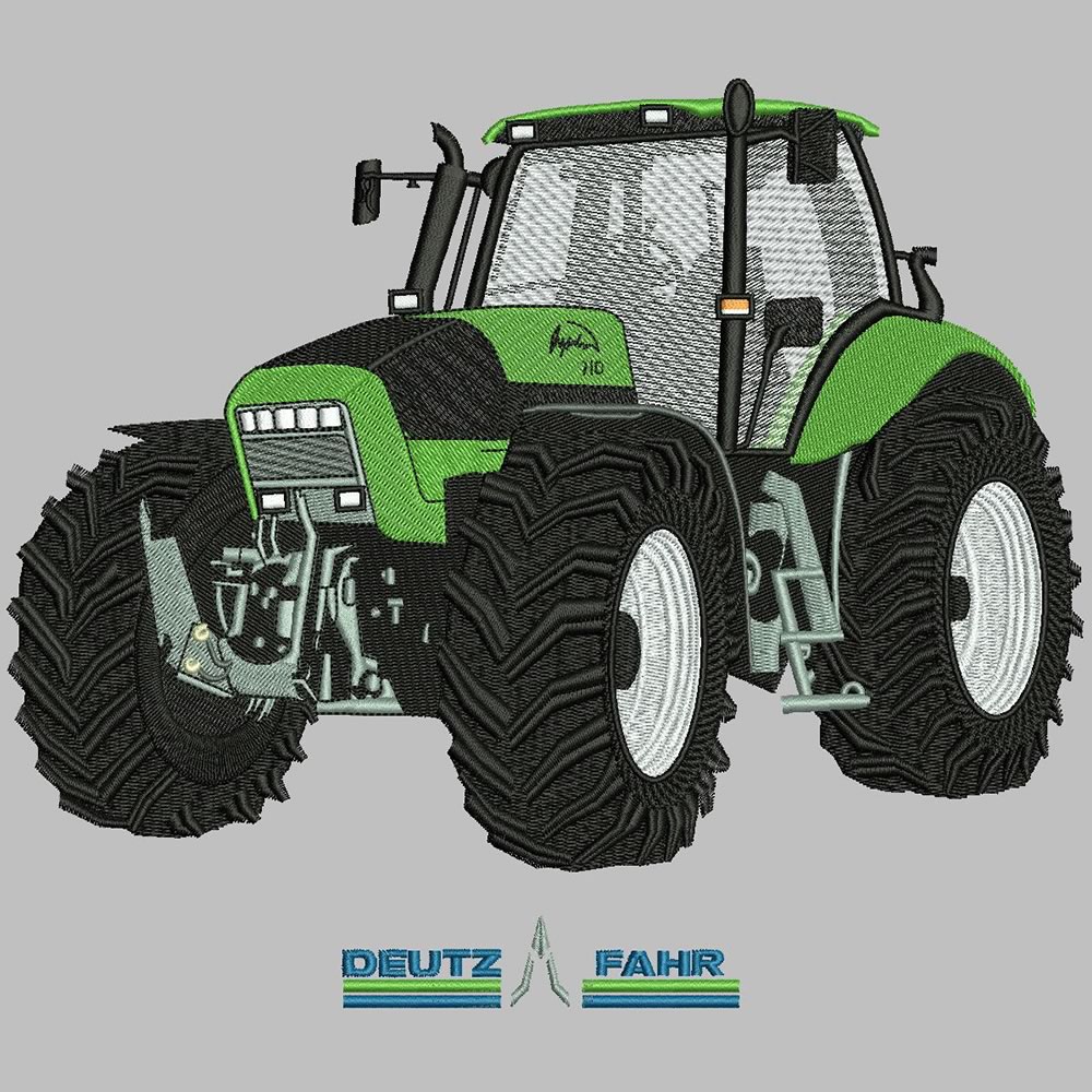 After Tractor Embroidery Designs