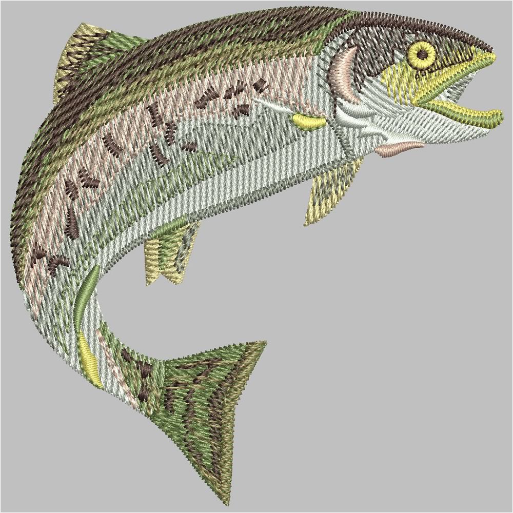 After Fish Machine Embroidery Design