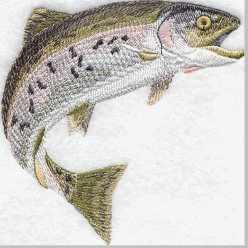 Before Fish Machine Embroidery Design