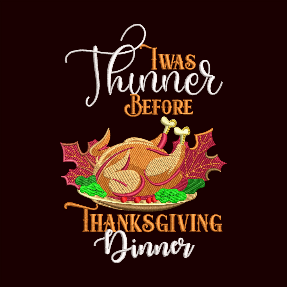 Thanksgiving Candle Cover Embroidery Design