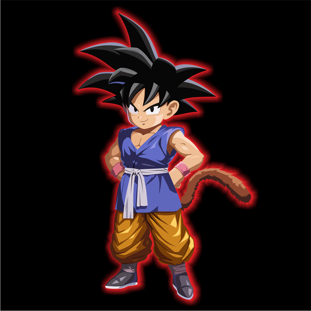 High Quality Kid Goku Vector Art Design