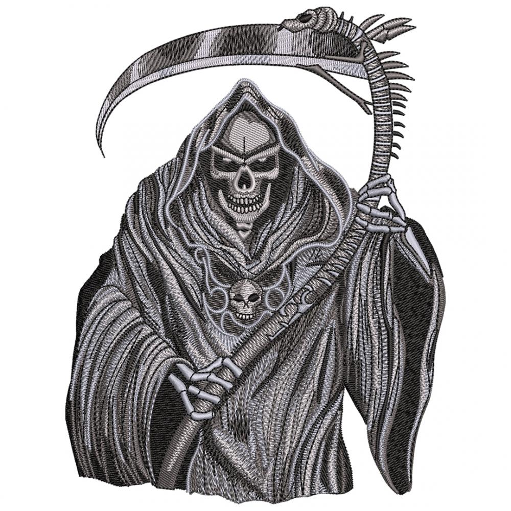 Machine Embroidery Design Grim Reaper | Cre8iveSkill