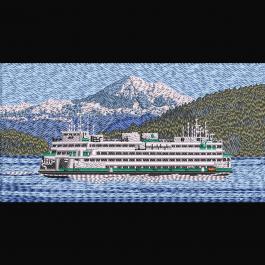 Embroidery Design: Cruise ship