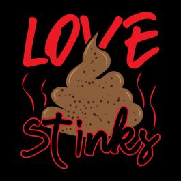 Love Stinks Vector Art