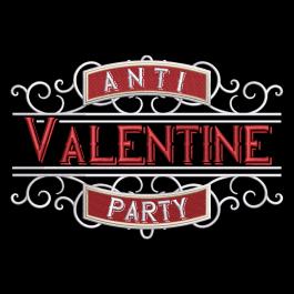 Embroidery Design: Anti-Valentine's Party
