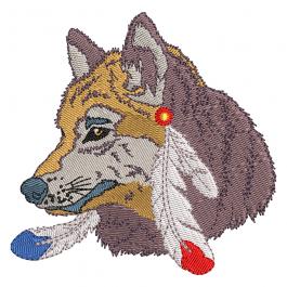 Embroidery Design: Wolf