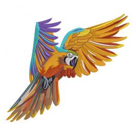 Embroidery Design: Colorful Parrot