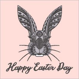 Cre8iveSkill's Embroidery Design Easter Rabbit