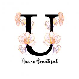 You are Beautiful Vector Art Design