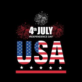 Vector Art USA Independence Day