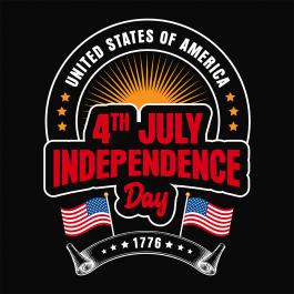 Cre8iveSkill's Vector Design 4th July The Independence Day