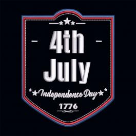 Fourth Of July Independence Day Embroidery Design