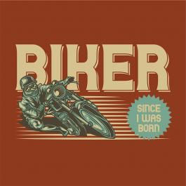 Cre8iveSkill's Biker Vector Graphic Design