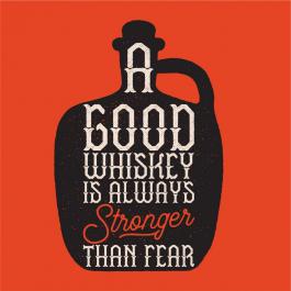 A Good Whiskey Vector Art Design