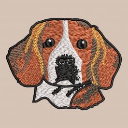 Free Cute Face Dog Embroidery Design