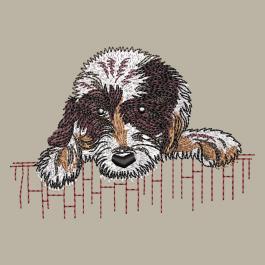 Dog Digitized Embroidery Design - Cre8iveSkill