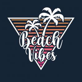 Beach Vibes Vector Graphic Design - Cre8iveSkill