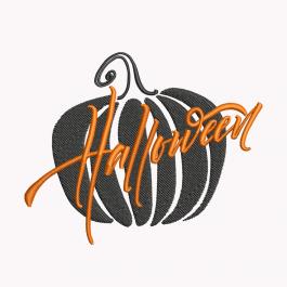 Pumpkin Halloween Embroidery Design-Cre8iveSkill