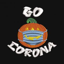 Go Corona Halloween Pumpkin With Mask