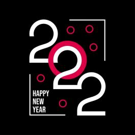 Wishing Happy New Year 2022 Vector Designs