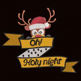 Oh Holy Night Machine Embroidery Designs