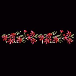 flower border embroidery designs