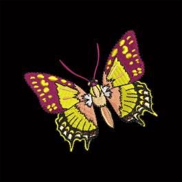 Colorful Butterfly Machine Embroidery Design - Cre8iveSkill