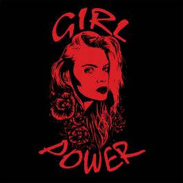 Girl Power Vector Graphics Design