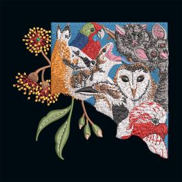 Birds An Owl Digitized Embroidery Designs