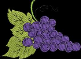 Blueberry Embroidery Digitized Embroidery Design | Cre8iveSkill