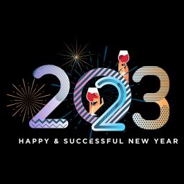 2023 Happy New Year Vector Art Design | Cre8iveSkill