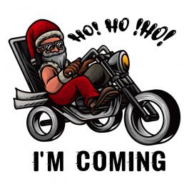 Santa Riding Bike Vector Graphic Design | Cre8iveSkill